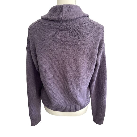 PILCRO Purple Button Down Cardigan Size XS - Picture 2 of 6